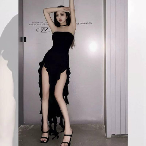Spring Style Strapless Tube Dress